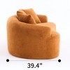 TiramisuBest LY-025S-BG COMPRESSION SOFA: Double-seat beige sofa, Wood Grain Chenille fabric, full sponge compression sofa,double-seat compression - 4 of 4