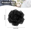 Unique Bargains Satin Flower Durable Elegant Large Peony Floral Lapel Brooch Pin - 2 of 4