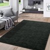 Washable Modern Solid Rug Non Slip Low Pile Rug Soft Contemporary Throw Floor Cover Foldable Indoor Carpet for Living Room Bedroom Playroom Nursery - 2 of 4