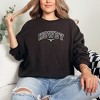 Simply Sage Market Women's Graphic Sweatshirt Embroidered Howdy Bull Varsity - 2 of 3