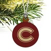 Colgate University Primary Logo Mini Small Tiny Wood Christmas Tree Holiday Ornament - 3 of 4