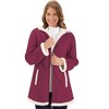 Collections Etc Polar Fleece Lined Zip Up Coat - 4 of 4