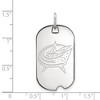 Black Bow Jewelry Sterling Silver Columbus Blue Jackets NHL Pendant - 2 of 3