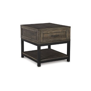 Signature Design by Ashley Casual Johurst End Table, Grayish Brown - 1 of 3