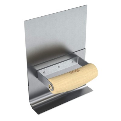 Bon Tool 82-788 Ultra Smooth Base Tool - Ss 6-inches X 1.5-inches - 3/4-inches Rad 8-inches Lip Wd Hdl