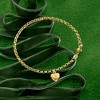 Ross-Simons Italian 18kt Yellow Gold Heart Charm Bracelet. 6.25 inches - 3 of 4