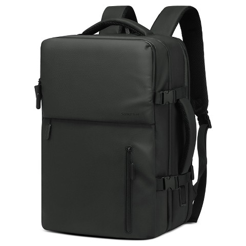 Unique Bargains Travel Water Resistant Laptop Computer Backpacks Black