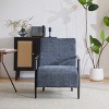 Polyester Upholstered Lounge Accent Chair with Sturdy Metal Frame for Living Room,Bedroom or Office-Baofuwish - 2 of 4