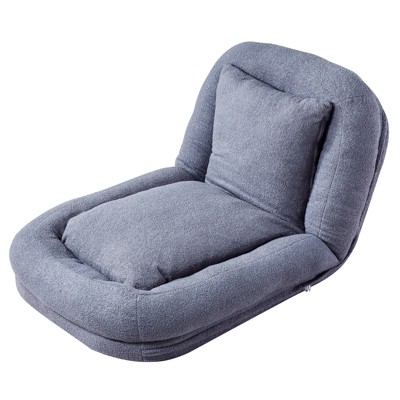 Maliang Folding Sofa Chair with 5 Adjustable Positions, Plush Floor Lounge Chair for Gaming, Meditation, Relaxation