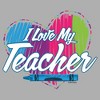 Boy's Crayola I Love My Teacher  T-Shirt - Athletic Heather - X Large - 2 of 4