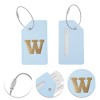 Unique Bargains Luggage Tag Light Blue 1 Pc - 3 of 4