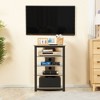 Homcom Small Corner Tv Stand Shelf For Up To 29 Inches, Home