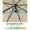 10' x 10' Heavy Duty Cantilever Patio Umbrella, Square Offset Aluminum Offset Sun Shade Outdoor Umbrella with 360-Degree Rotation for Backyard - 2 of 4