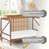 VYNXARIA 3-in-1 Crib in Walnut/White - 3 of 4