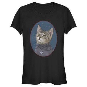 Juniors Womens Star Trek: The Next Generation Officer Wesley Crusher Cat T-Shirt - 1 of 4