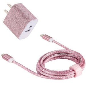 Emerald 2 Port Wall Adapter and 6FT Type C Cable - 1 of 4