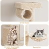 Cat Tree, Tall Cat Tower Condo for Indoor Large Cats, Cat House Furniture with Padded Plush Perch Sisal Scratching Posts - 3 of 4