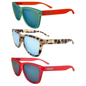 3 Pairs of Epoch Eyewear Vibe Sunglasses with Teal Mirror, Teal Mirror Lenses - 1 of 4