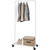 Simple Trending Standard Clothes Garment Rack White - 2 of 4