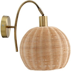 Mark & Day Laroya 15"H x 10"W x 16"D Traditional Beige Wall Lights - 1 of 2