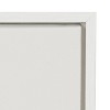 22" x 22" Sylvie Haze Agave Succulent Framed Wall Canvas White - Kate & Laurel All Things Decor: Modern Botanical Art, Nursery Decor - 3 of 4