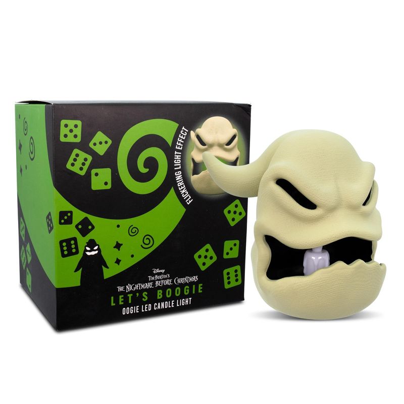 Ukonic Disney Nightmare Before Christmas Oogie Boogie LED Flickering Flameless Candle, 4 of 11