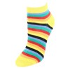 CTM Women's Multi-Color Striped Low Cut Socks (6 Pack) - 2 of 4