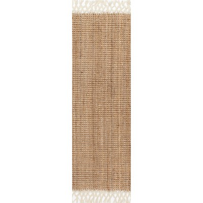 Nuloom Raleigh Farmhouse Jute Tasseled Indoor Area Rug