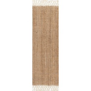 Nuloom Raleigh Farmhouse Jute Tasseled Indoor Area Rug - 1 of 4