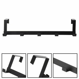 LunaLulinlk Over The Door 5 Hooks Home Bathroom Organizer Rack Clothes Coat Hat Towel Hanger - 1 of 4