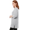 Woman Within Plus Size Perfect Three-Quarter-Sleeve Scoopneck Tunic - 4 of 4