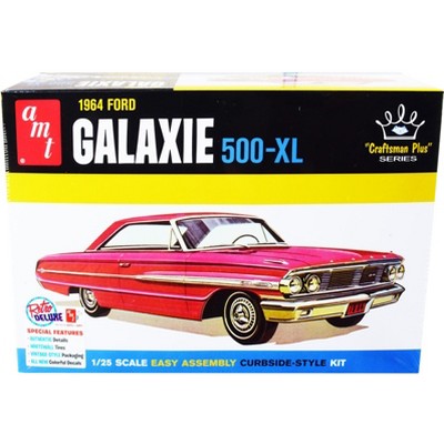 Skill 2 Model Kit 1964 Ford Galaxie 500-XL "Craftsman Plus" Series 1/25 Scale Model by AMT