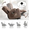 PAGED Modern Massage Recliner Chair with Heating, Power Lift Accent Chair with Side Pocket and USB Port for Living Room, Bedroom - 3 of 4