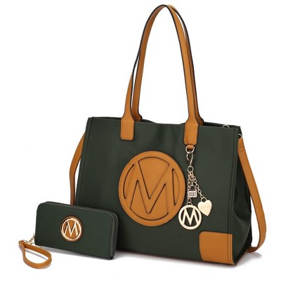 MKF Collection Louise Women’s Tote Bag and Wallet Set by Mia K