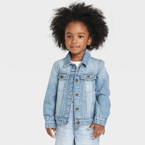 Oshkosh B'gosh Toddler Boys' Denim Jacket - Light Blue 3t : Target