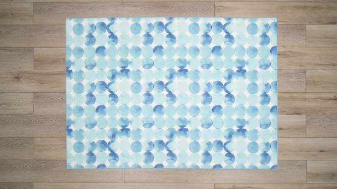 Kai Washable Outdoor Rug Blue/Ivory - Linon, 2 of 10, play video