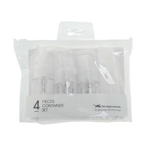 Unique Bargains Portable Travel Container Set 4 Pcs - 1 of 4