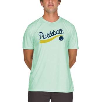 Vapor Apparel Men's Pickleball UPF 50+ Sun Protection Short Sleeve Performance T-Shirt for Sports and Outdoor Lifestyle