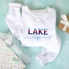 Pavilion Gift Company - Lake Life - M/L White Cotton Blend French Terry Sweatshirt - Sweatshirts - 3 of 4