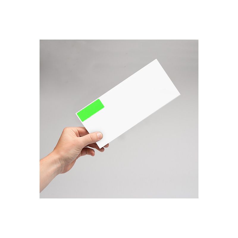 JAM Paper Laser/Inkjet Mailing Address Labels 1" x 2 5/8" Neon Green 354328004, 5 of 6