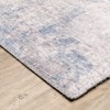 Marcel Distressed Abstract Area Rug Gray/Blue - Captiv8e Designs - 2 of 4