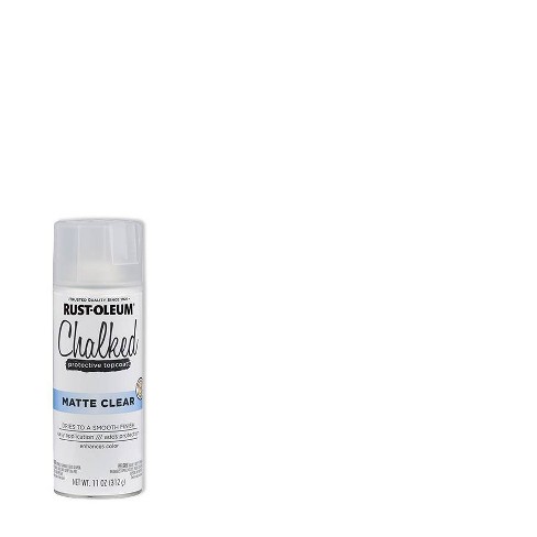 Rust-oleum 12oz Chalked Ultra Matte Spray Paint Clear Topcoat : Target