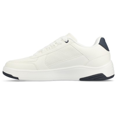 Vance Co. Vance Mens Swift Comfort Medium and Wide Width Perforated Low Top Sneaker, White 12 — фото 2