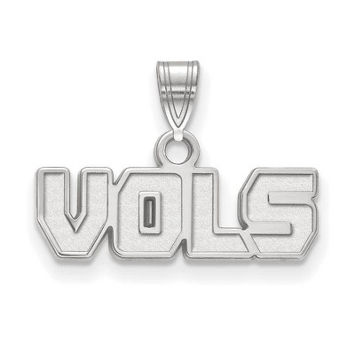 Black Bow Jewelry 14k White Gold Tennessee Volunteers NCAA Small Pendant