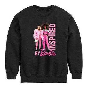 Boys' - Barbie - Inspired By Barbie Graphic Long Sleeve Fleece Sweatshirt - 1 of 4