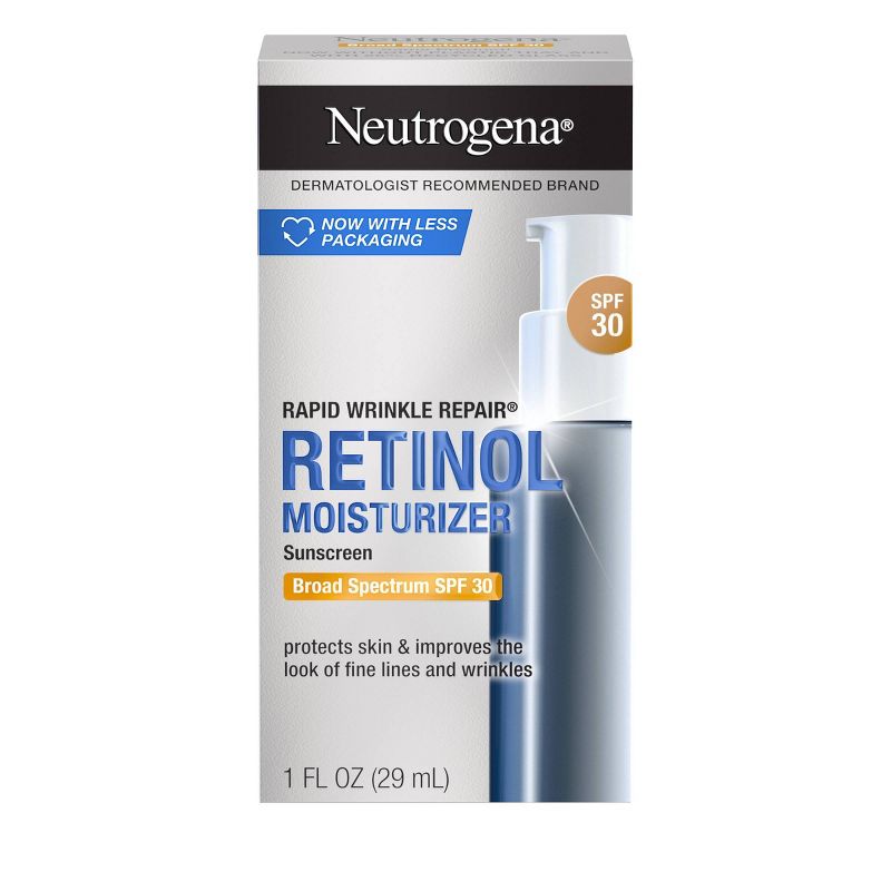 Neutrogena Rapid Wrinkle Repair Retinol Face &#38; Neck with Hyaluronic Acid - SPF 30 - 1 fl oz, 3 of 13