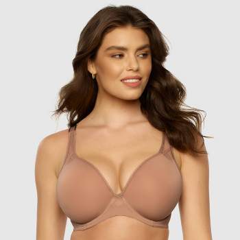 Paramour Women's Lotus Embroidered Unlined Bra - Rose Tan 34h : Target