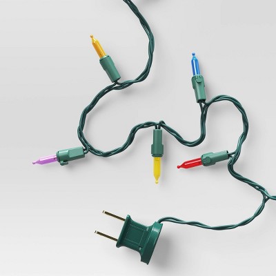 100ct LED Indoor Outdoor Smooth Mini Christmas String Lights Multicolor with Green Wire - Wondershop™: UL Listed, Electric Powered (SET OF 3)