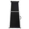 DOMETOUR Pet Ramp Ladder Foldable Aluminum Step Ramp Dog Ramp Climbing Ladder with PVC Handle Non-slip Foot Mats for Most Sized Dogs Black - 4 of 4