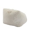 Gulches Indoor Bean Bag Chair, Soft Beige Faux Fur, Plush Comfortable Lounge Chair for Living Room Bedroom Home Leisure - 4 of 4